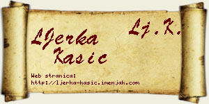 LJerka Kašić vizit kartica